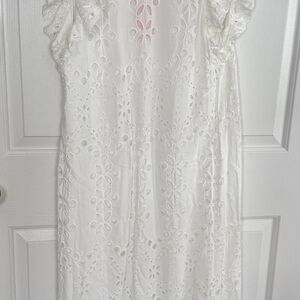 Lilly Pulitzer White  Eyelet Maxi Dress